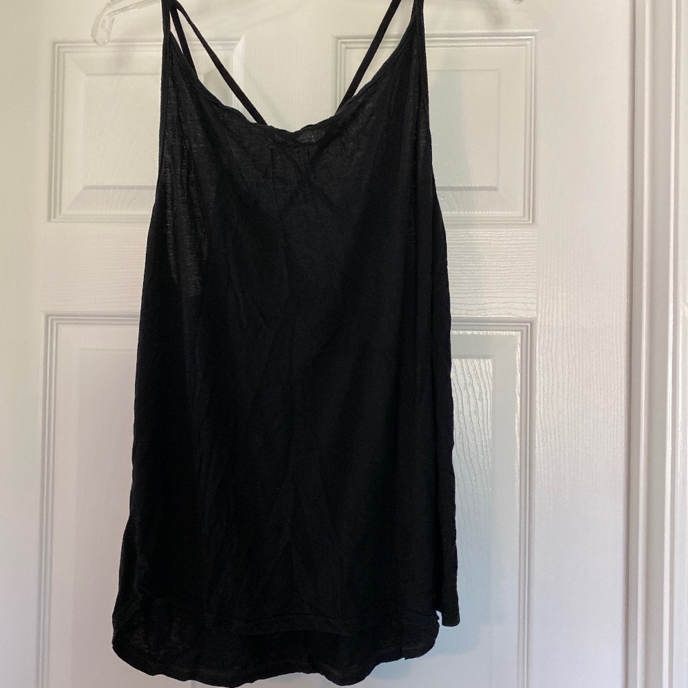 Black Crisscross Cami